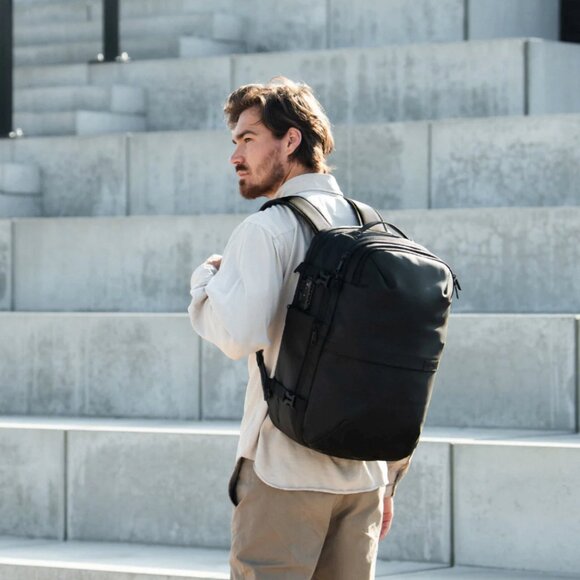 Airback Travel Backpack - Matt Black - Picture 2 of 5